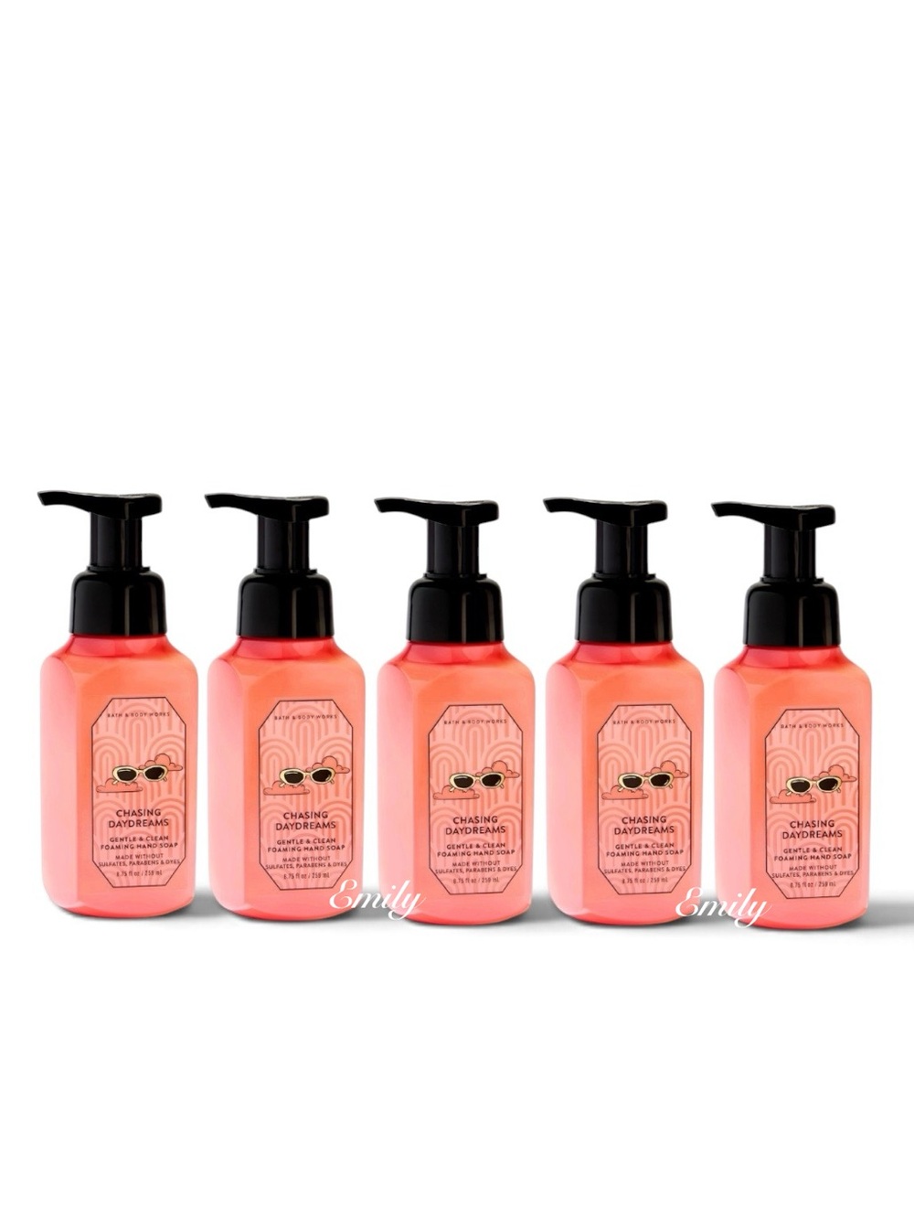5X CHASING DAYDREAMS foaming hand soap Bath & Body Works bundle
